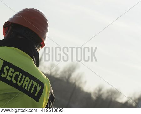 Security Service Staff At An Event Or For Object Guarding