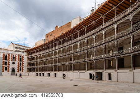 Madrid, Spain - May 1, 2021: The Beti Jai Fronton In Madrid. It Is A Sport Venue In Neo-mudejar Styl