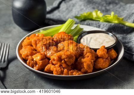 Homemade Fried Boneless Buffalo Chicken Wings