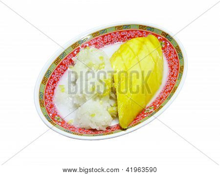 Mango lepki ryż tajski deser