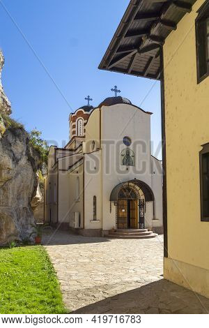 Medieval Basarbovo Rock Monastery Dedicated To Saint Dimitar Basarbowski, Ruse Region, Bulgaria