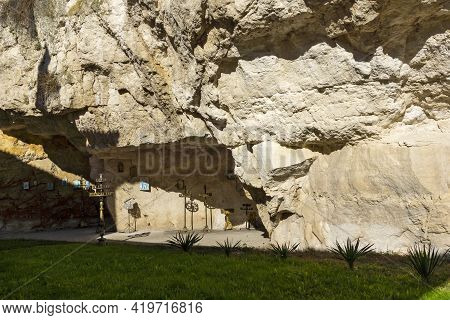 Medieval Basarbovo Rock Monastery Dedicated To Saint Dimitar Basarbowski, Ruse Region, Bulgaria
