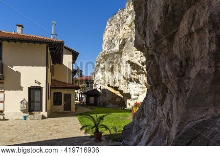 Medieval Basarbovo Rock Monastery Dedicated To Saint Dimitar Basarbowski, Ruse Region, Bulgaria