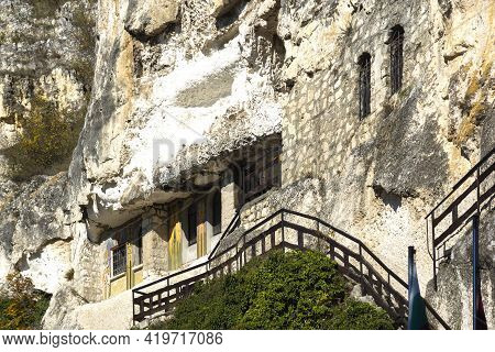 Medieval Basarbovo Rock Monastery Dedicated To Saint Dimitar Basarbowski, Ruse Region, Bulgaria