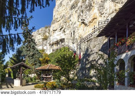 Medieval Basarbovo Rock Monastery Dedicated To Saint Dimitar Basarbowski, Ruse Region, Bulgaria