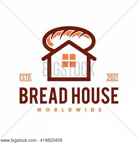 Bakery Bread Logo Template, Bread Shop Logo Template