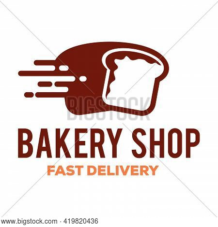 Bakery Bread Logo Template, Bread Shop House