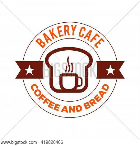 Bread Cafe Logo Vector Icon Illustration