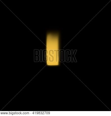 Gold Realistic 3d Rendering Hebrew Alphabet, Shiny Metallic Jewfish Symbols And Characters