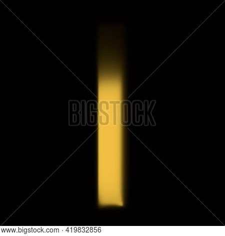 Gold Realistic 3d Rendering Hebrew Alphabet, Shiny Metallic Jewfish Symbols And Characters