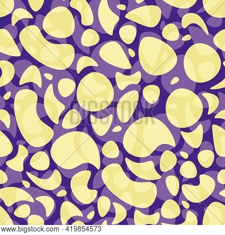 Abstract Background With Translucent Flowing Shapeless Liqued Drops