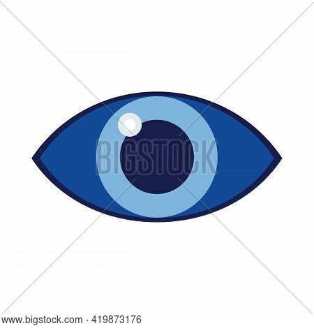 Turkish Amulet Against The Evil Eye. Blue Eye. Guardian Nazar. An Attribute Of Traditional Pre-islam