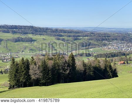 The Small Swiss Town Of Malters Near Lake Lucerne And In The Valley Of The River Kleine Emme, Schwar