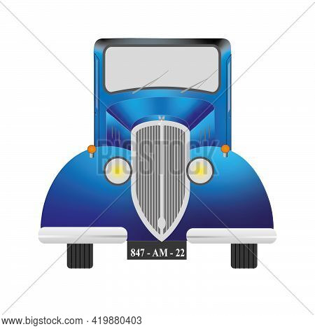 Graphics Showing The Visualization Of The Car With The Body Line From The Twenties Of The Twentieth 