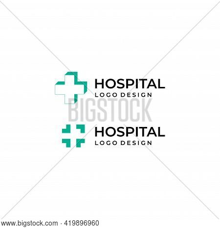 A Modern Logo About Cross, Medical And Hospital.
Eps 10, Vector.