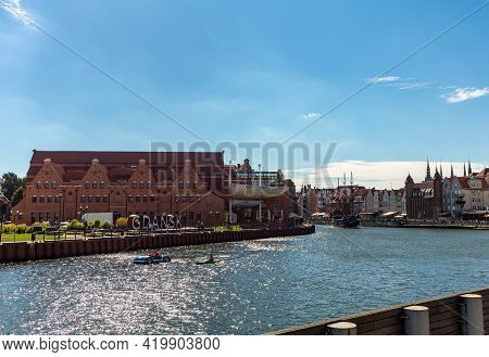 Gdansk, Poland - Sept 9, 2020: Polish Baltic F. Chopin Philharmonic In Gdańsk Is A Concert Hall Loca