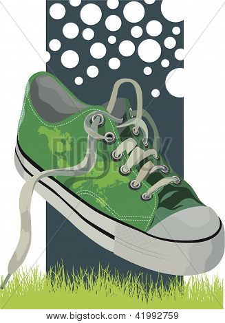 Grøn Sneakers