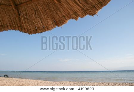 Ombrellone in spiaggia
