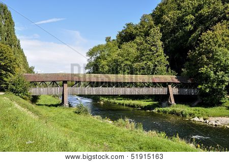 Germany, Bridge Over Wutach River
