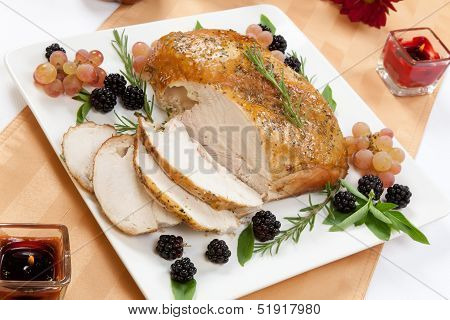 Roasted Turkey Breast - Rosemary-basil Rub