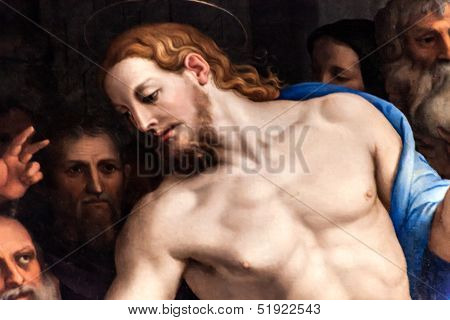 Christ Painted By Agnolo Di Cosimo