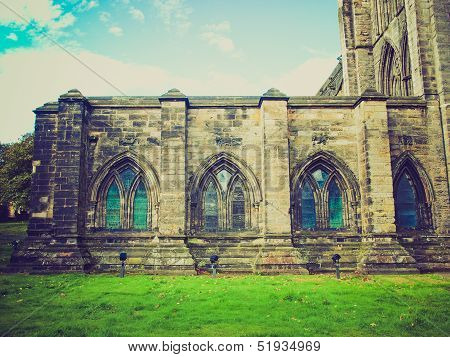 Retro Looking Glasgow Cathedral