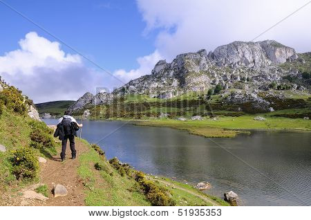 Hiking.