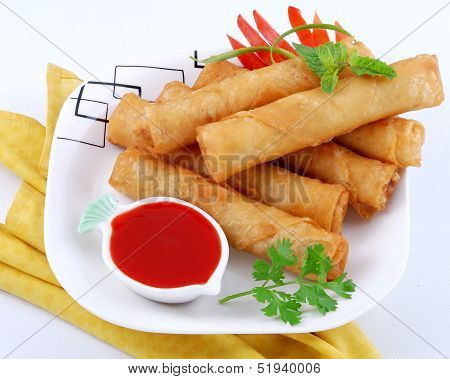 Spicy Chicken Rolls