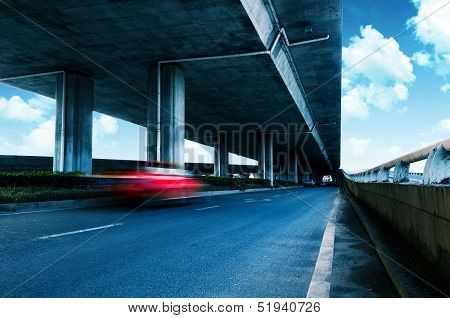 Under Elevated Road