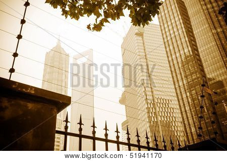 Skyscrapers In Shanghai, China
