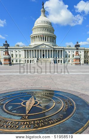 US Capitol Building in Washington DC, United States - East facade