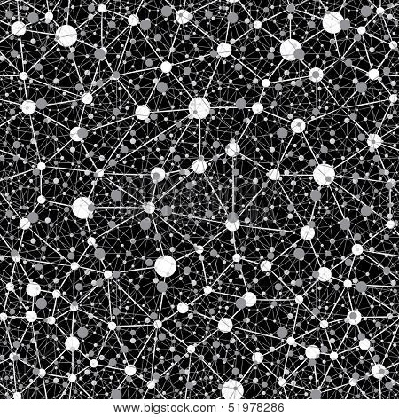 Seamless Monochrome Pattern