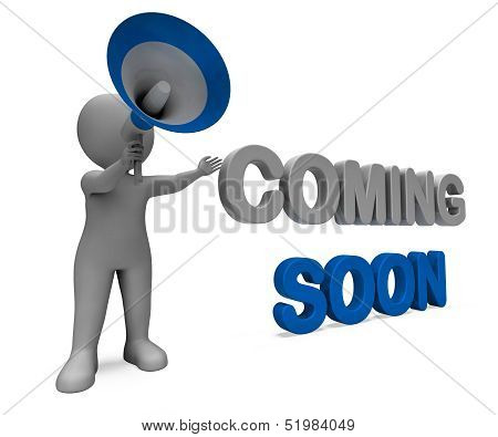 Coming Soon Character Shows New Arrivals Or Promotional Product