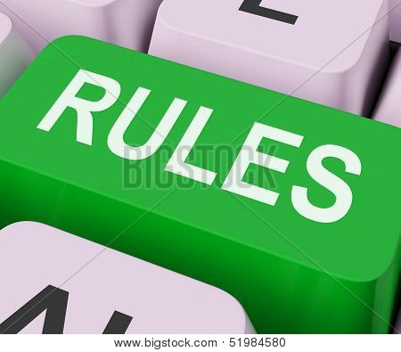 Rules Keys Shows Guidance Policy Or Regulations