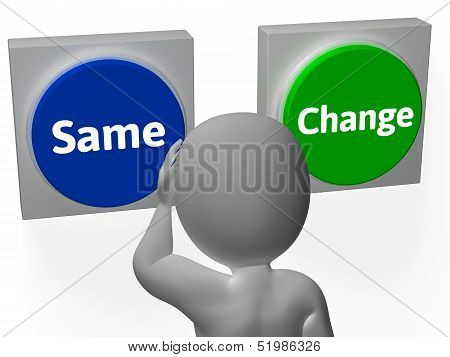 Same Change Buttons Show Innovating Or Changing