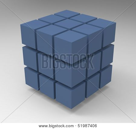 Built Blocks Structure Showing Fabrication