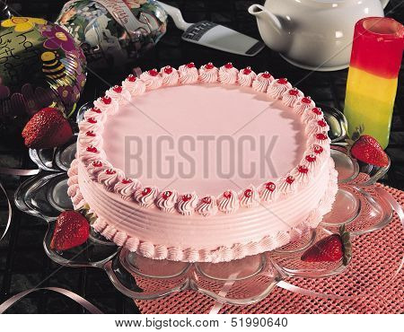 Pink Butter Cake