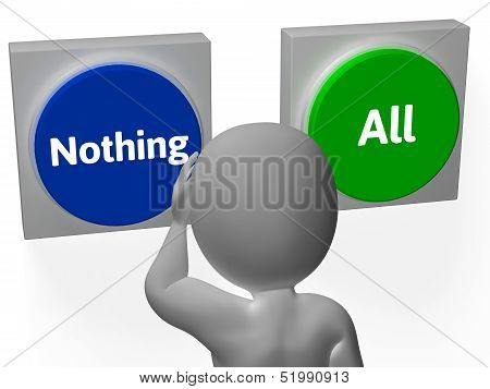 Nothing All Buttons Show Full Or Nill