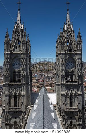 Basilica Of The National Vow In Quito, Ecuador