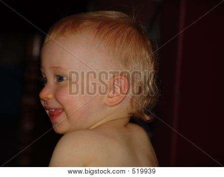 Criança sorridente