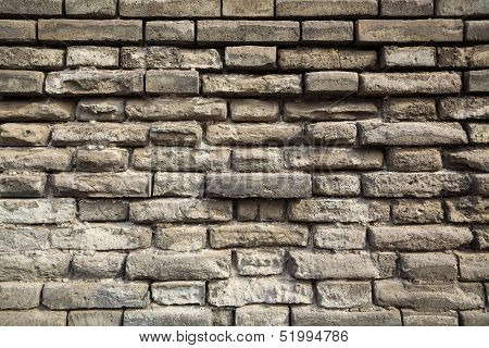 Weathered Grey Bricks Wall