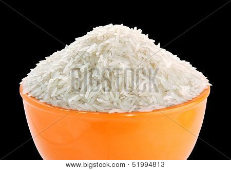 Rice in Orange Bowl