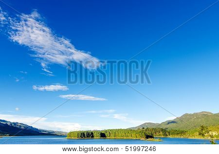 Beautiful Blue Lake