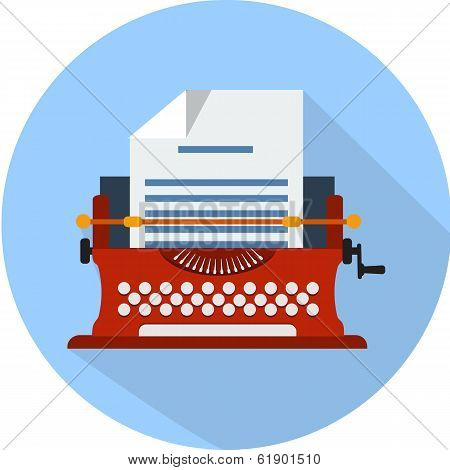 retro vintage Typewriter