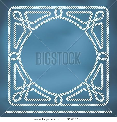 Nautical Rope Knote Border