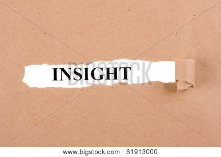 Insight Concept