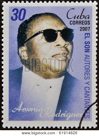 CUBA - CIRCA 2007: A stamp printed in cuba shows Arsenio Rodriguez