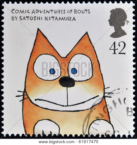 stamp printed in Great Britain
