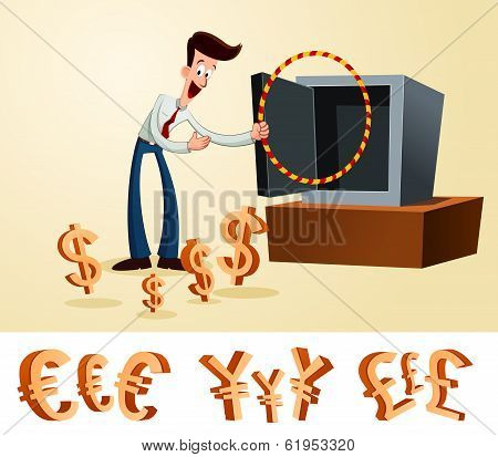 luring money
