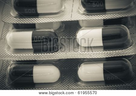 Black And Yellow Capsule